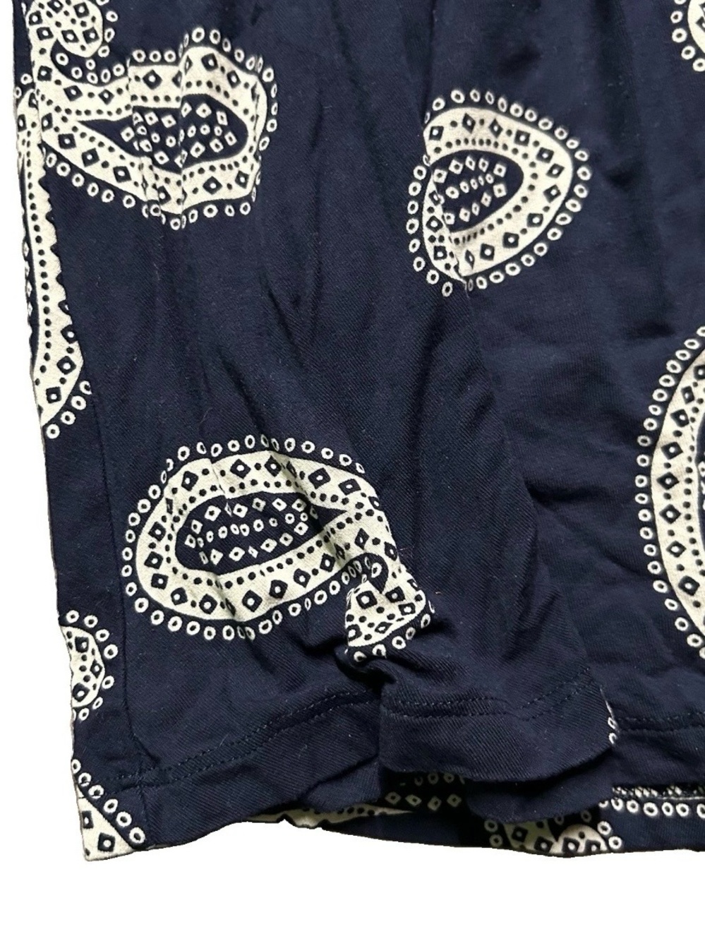 Women’s Boden Navy Blue Tank Top Dress Paisley Size 12P - Picture 2 of 3
